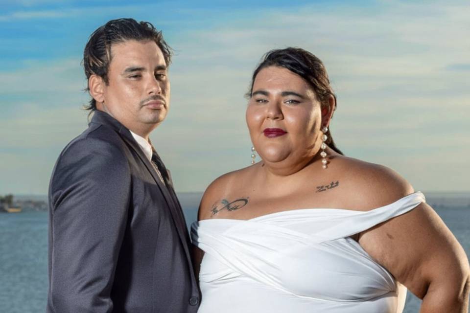 Retrato de los novios