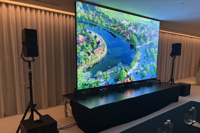 Audio y Pantalla LED