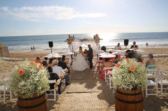 Boda en la playa