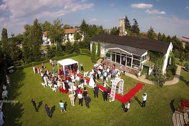 Foto aérea en bodas y eventos