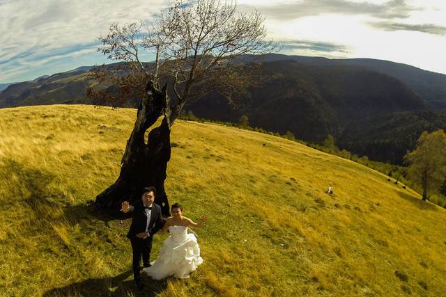 Foto aérea en bodas y eventos