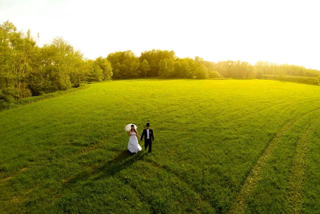 Foto aérea en bodas y eventos