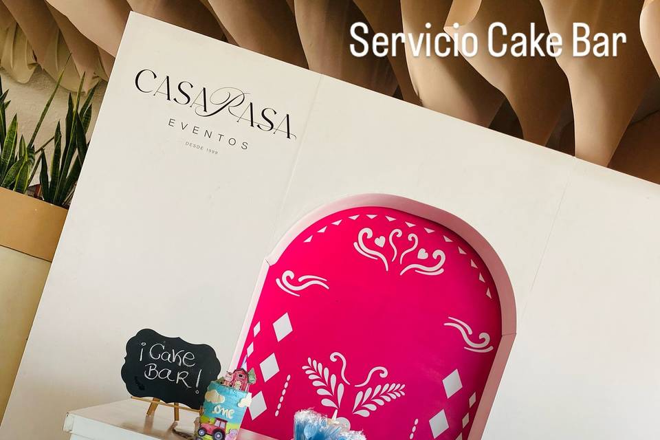 Servicio Cake bar (carrito)