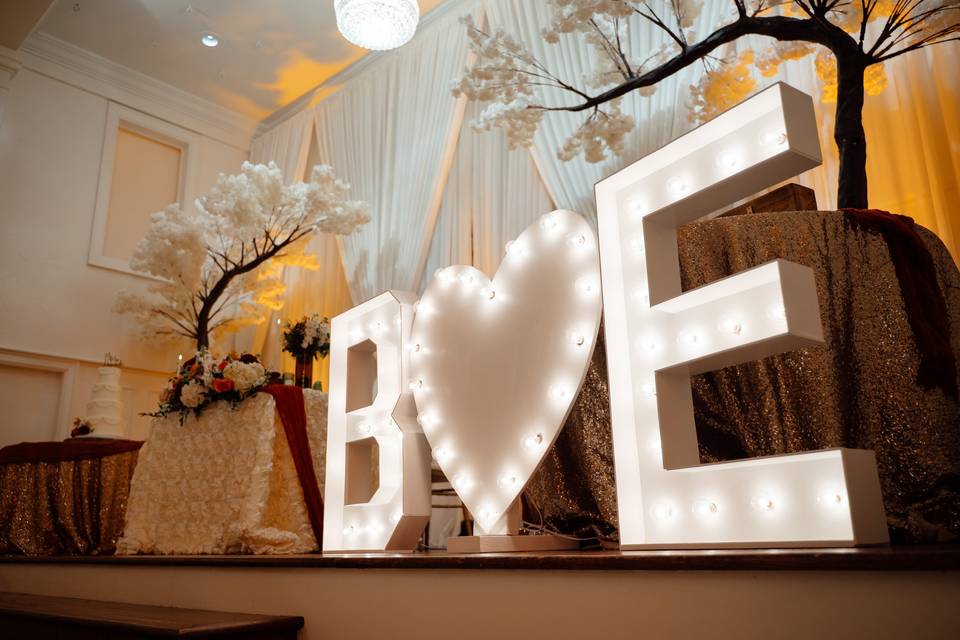 Briana & Eric - Mesa de novios