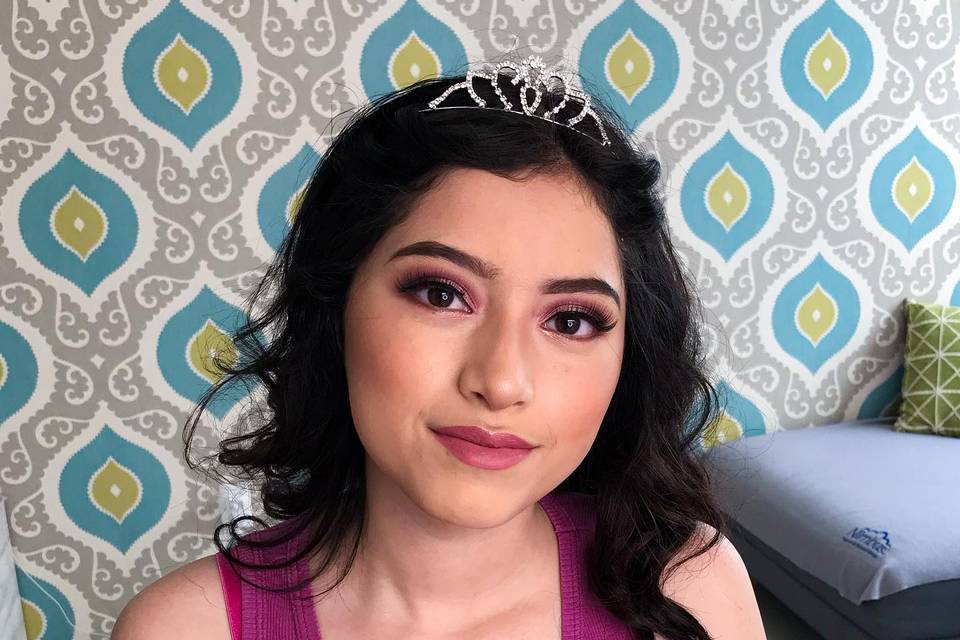 Maquillaje de quinceañera