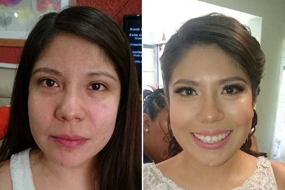 Maquillaje con aerógrafo