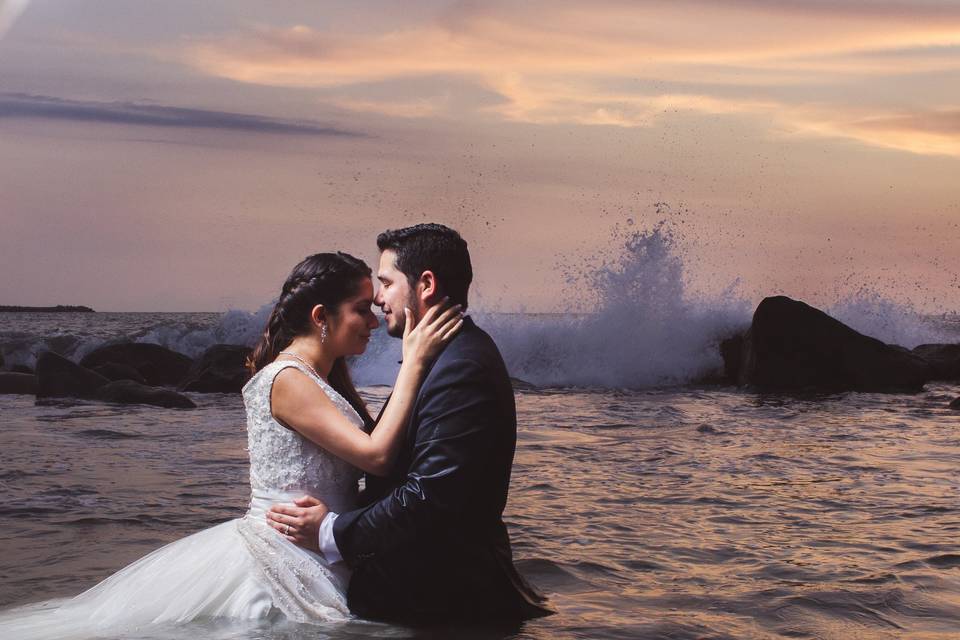 Makeup novia trash the dress