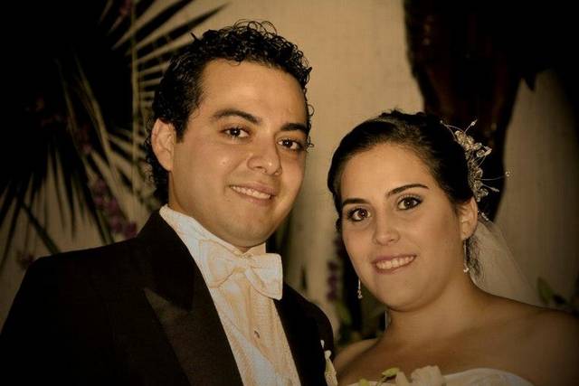 Foto de los novios