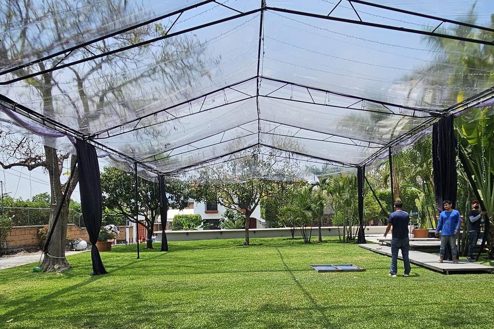 Carpa transparente
