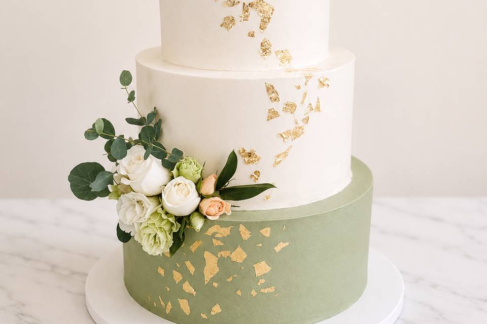 Buttercream liso floral