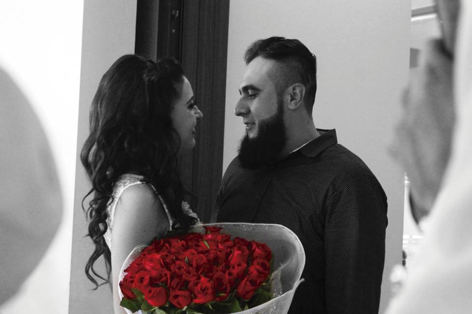 Rosas rojas que enamoran