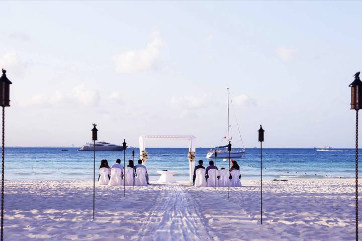 Boda en la playa