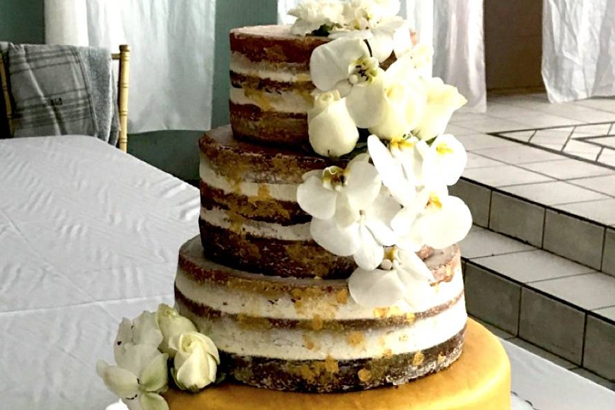 Naked cake boda