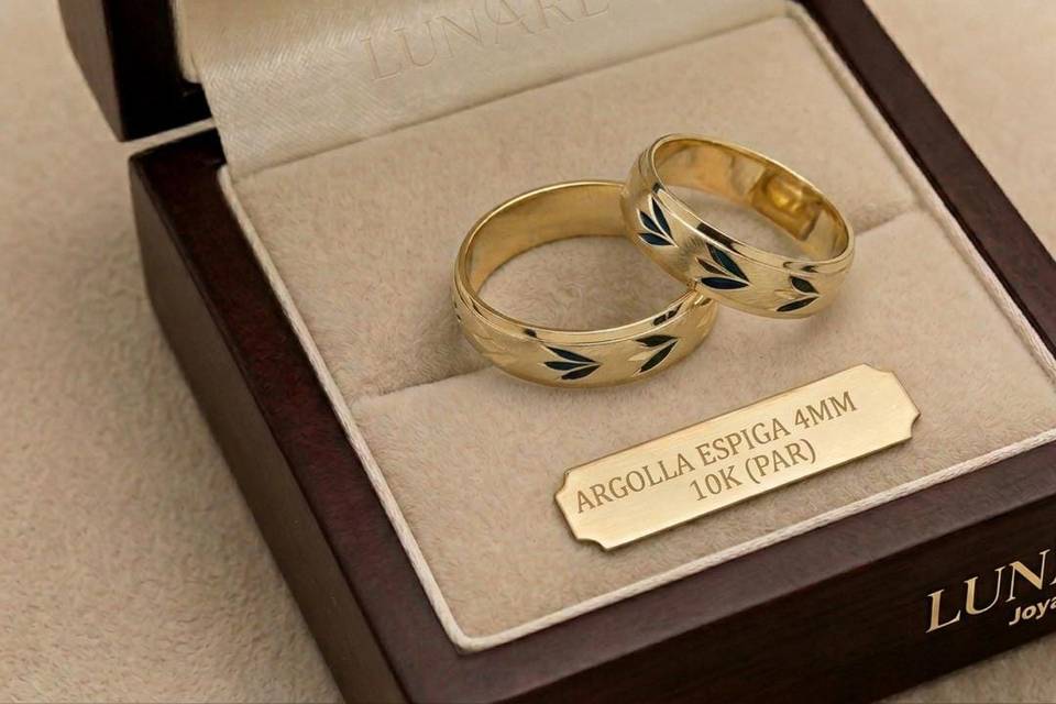 Argollas 10k