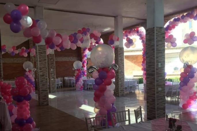 Decorado con globos