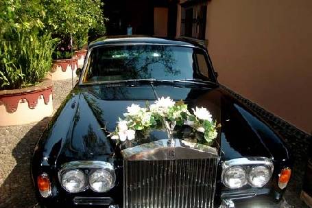 Carro de bodas estilo antiguo