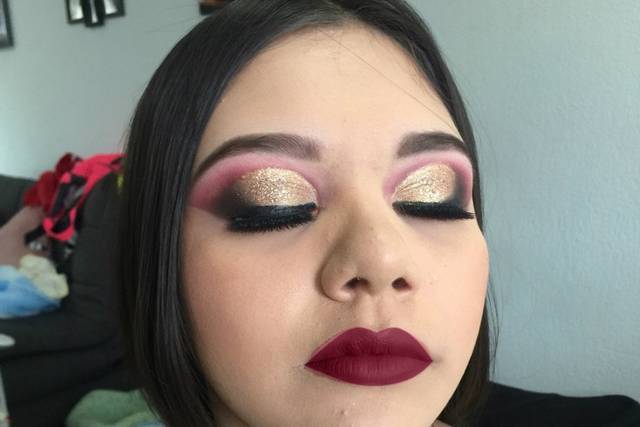 Cut crease dramático