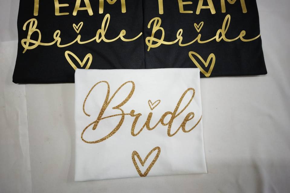 Playeras team bride