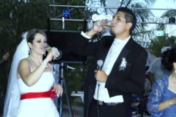 Brindis de los novios