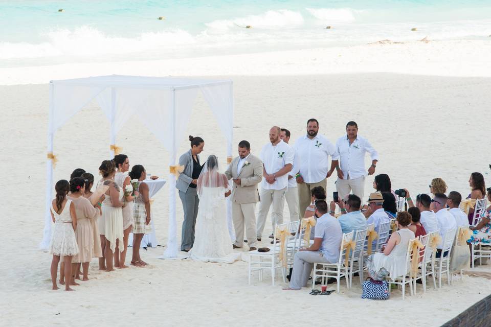 Boda en la playa