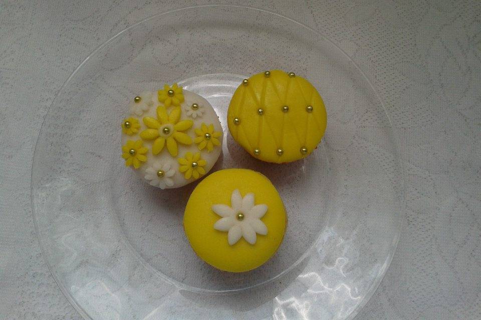 Cupcakes decorados con fondant