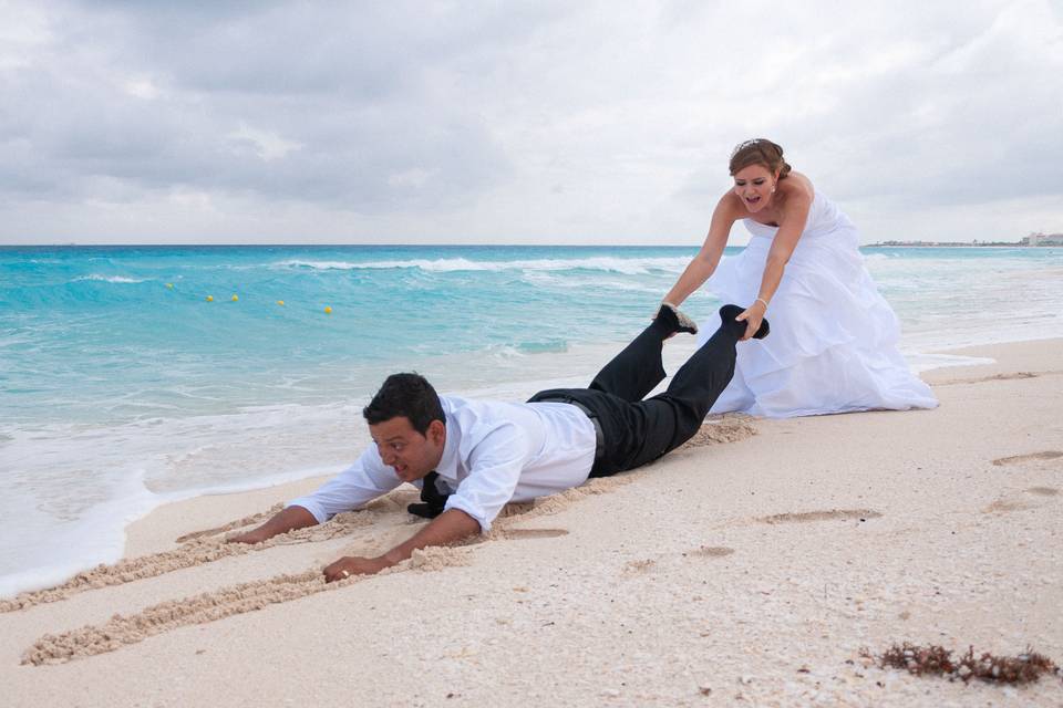 Trash the dress