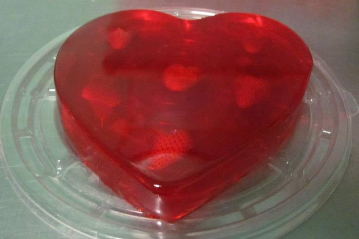 Corazón en gelatina