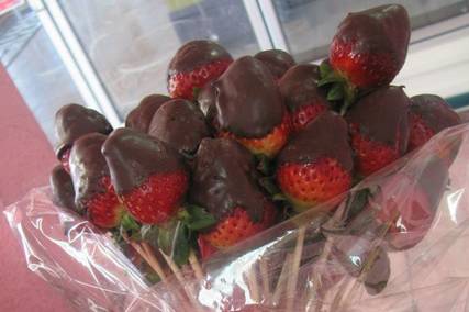 Ramo de fresas bañadas en chocoltale