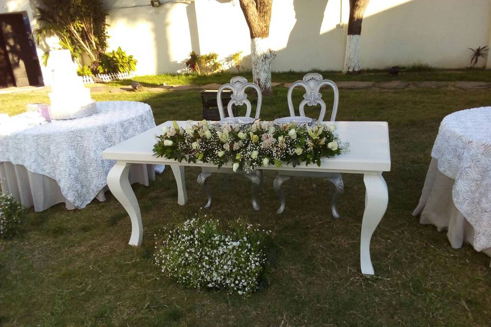 Mesa para novios