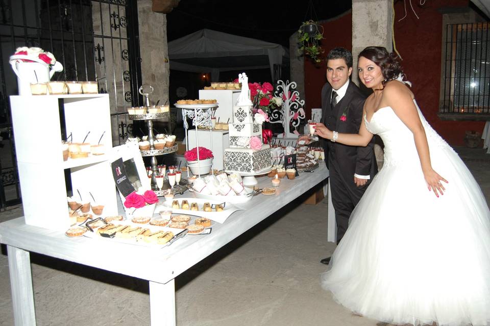 Mesas de postres para bodas