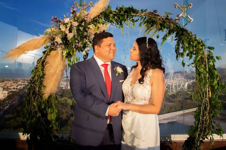 Boda Civil en terraza