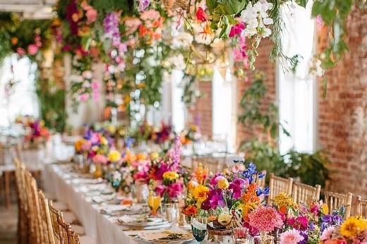 Flores hermosas en tus eventos