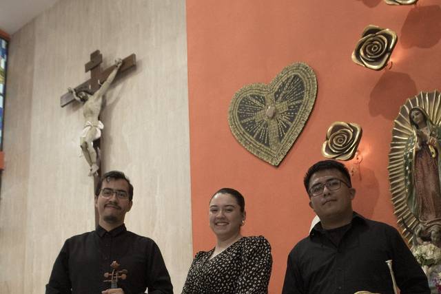 Cantante, violín, corno