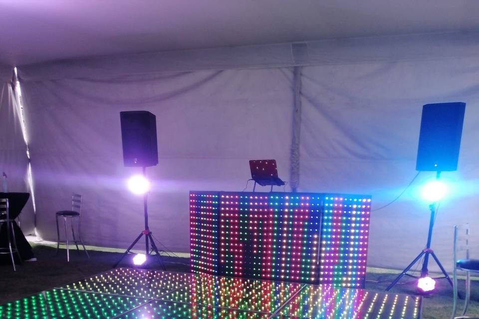 Pista de baile led