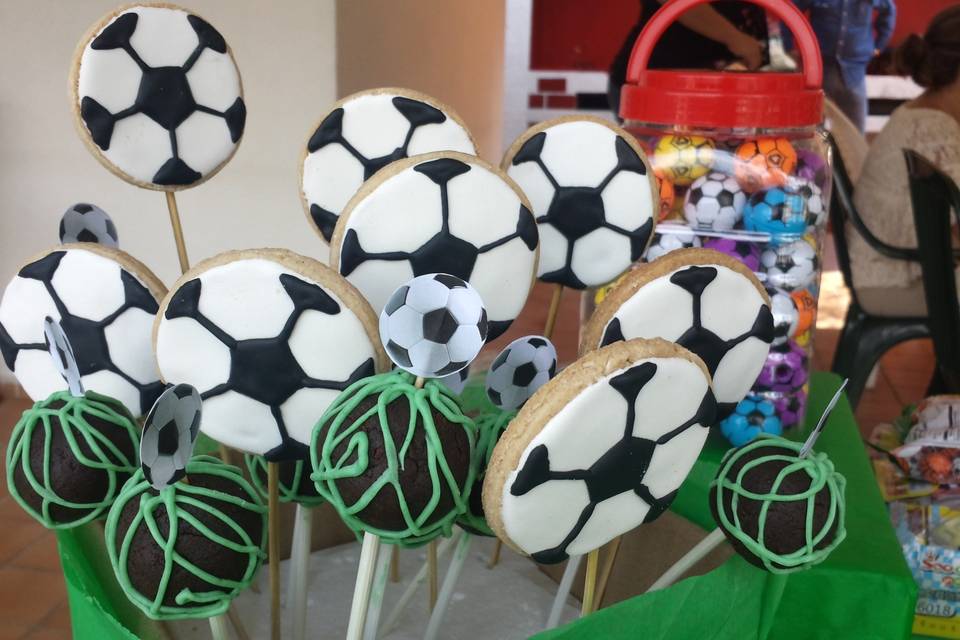 Cakepops fútbol