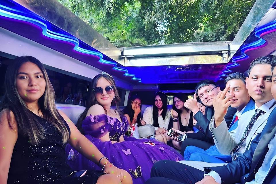 Interior de limo