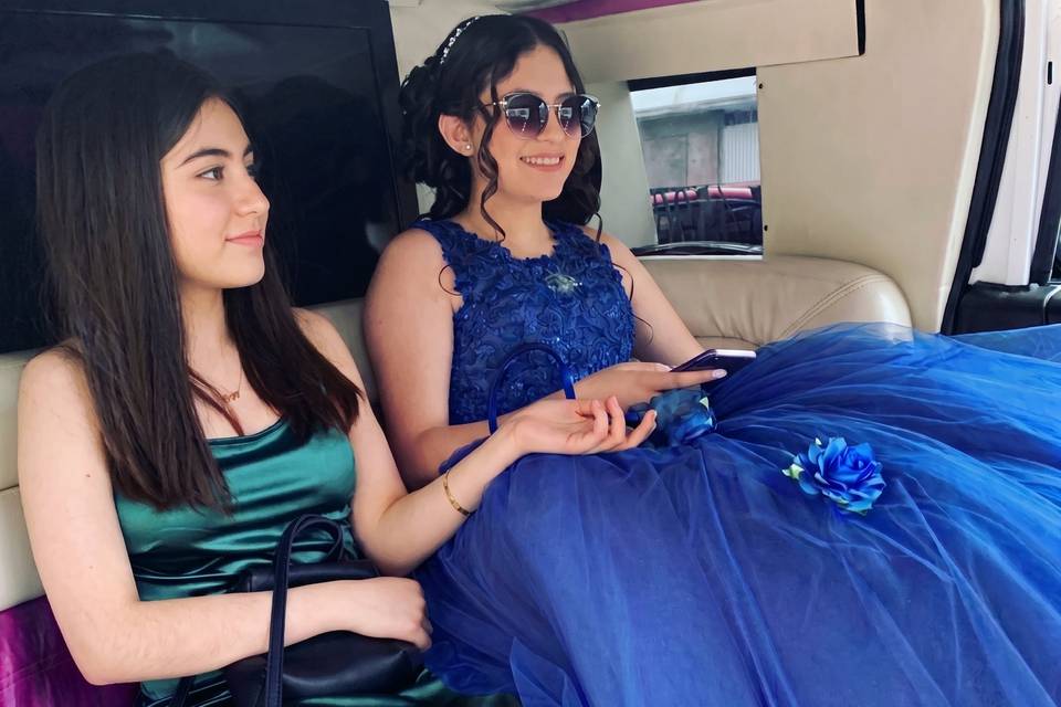 Interior de limo