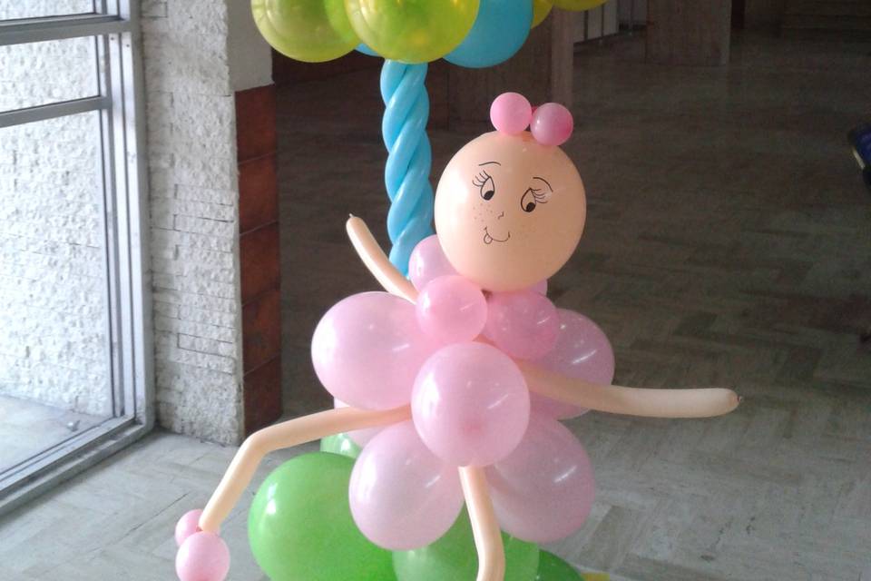 Decoracion con globos