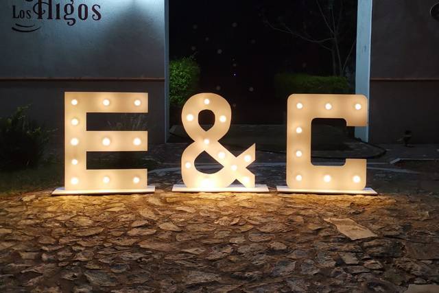 Letras gigantes