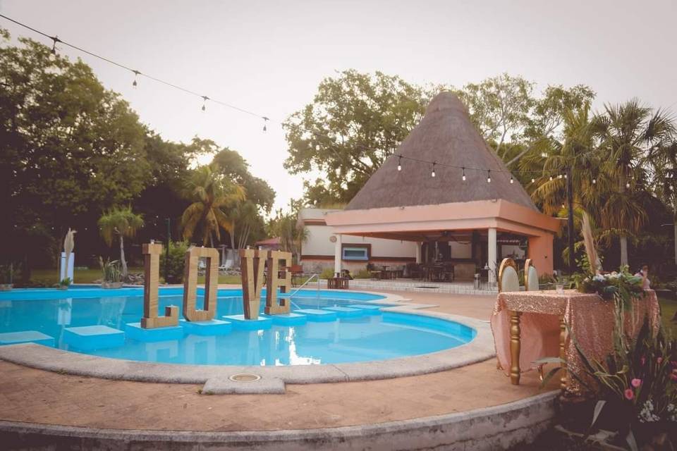 Palapa para eventos