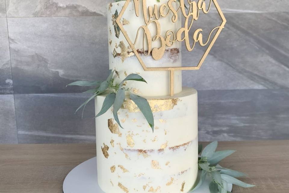 Pastel boda 30 personas