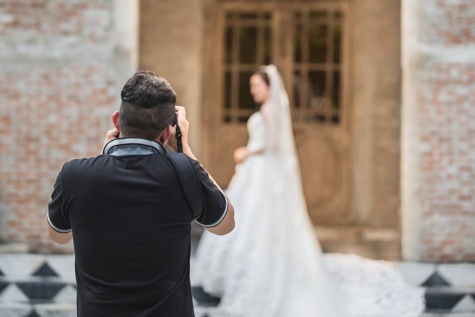 Detrás de cámara boda iglesia