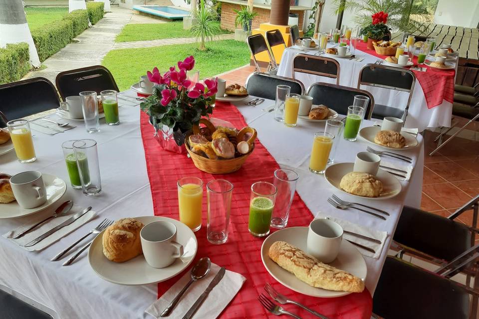 Un desayuno antes de comenzar