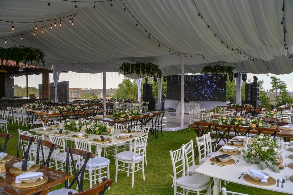 Boda en jardín