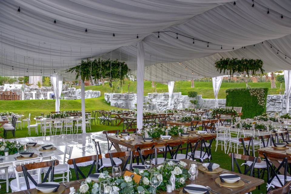 Boda en jardín