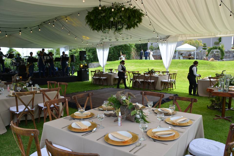 Boda en jardín