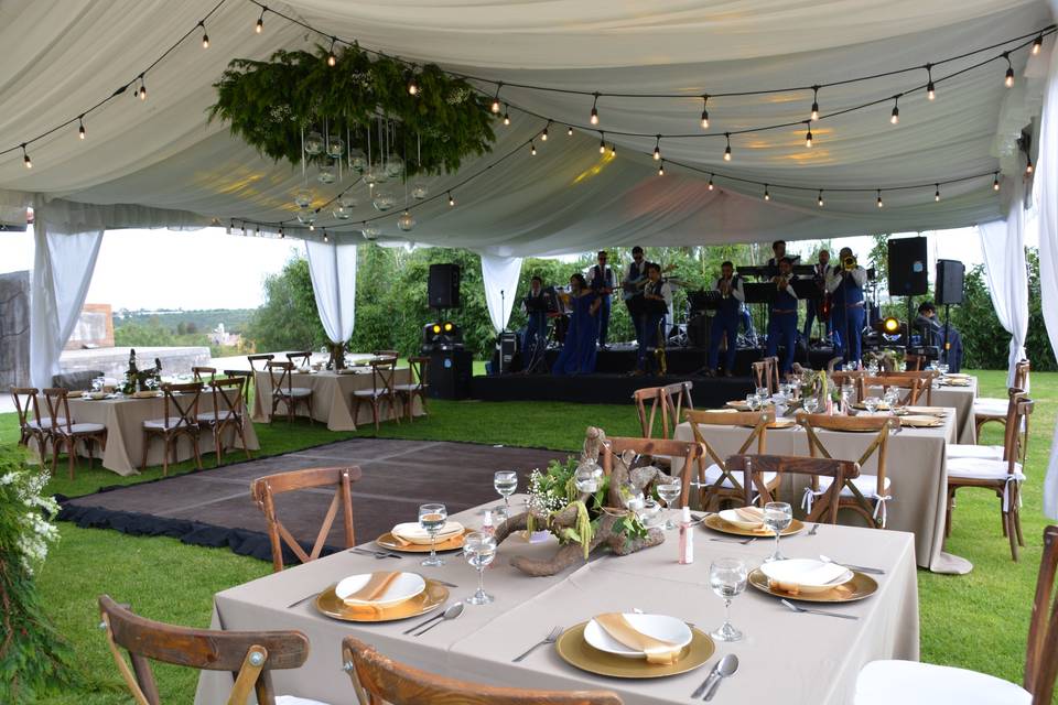 Boda en jardín