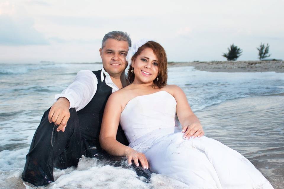 Sesión Trash the Dress