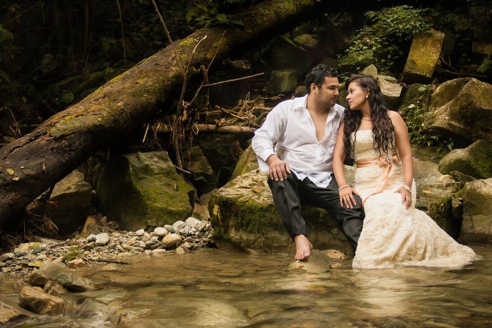 Sesión trash the dress