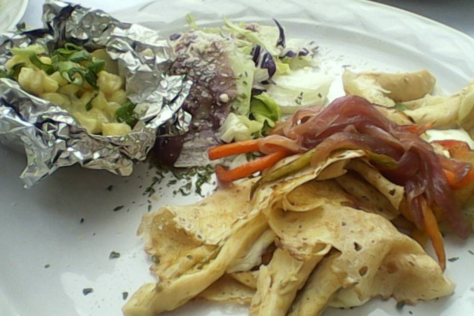 Plato fuerte con guarnición